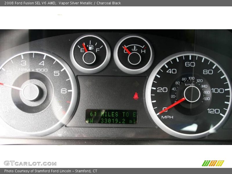 Vapor Silver Metallic / Charcoal Black 2008 Ford Fusion SEL V6 AWD