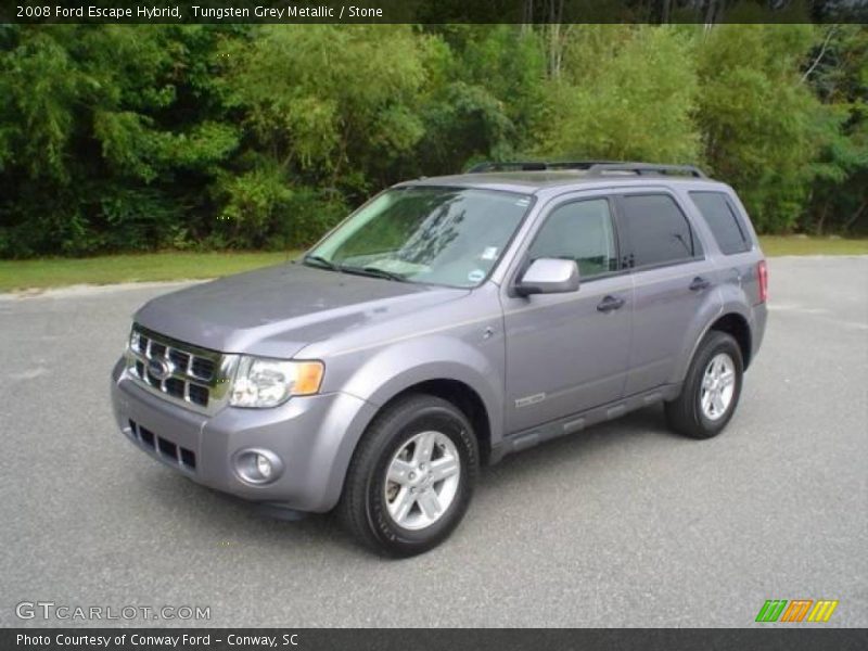 Tungsten Grey Metallic / Stone 2008 Ford Escape Hybrid