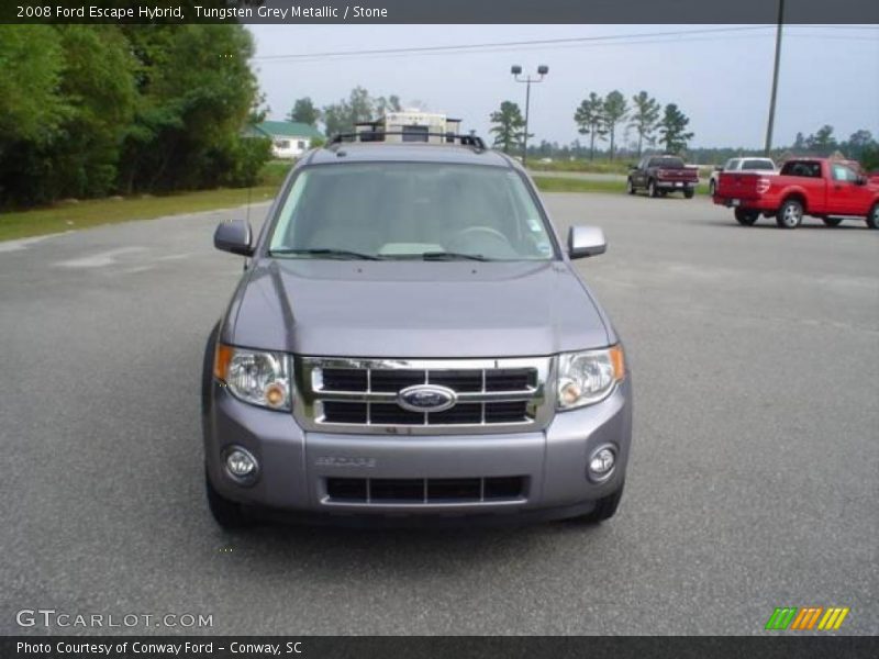Tungsten Grey Metallic / Stone 2008 Ford Escape Hybrid