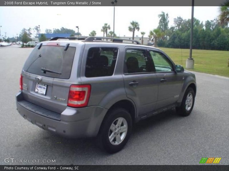 Tungsten Grey Metallic / Stone 2008 Ford Escape Hybrid