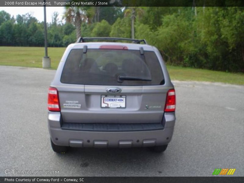 Tungsten Grey Metallic / Stone 2008 Ford Escape Hybrid