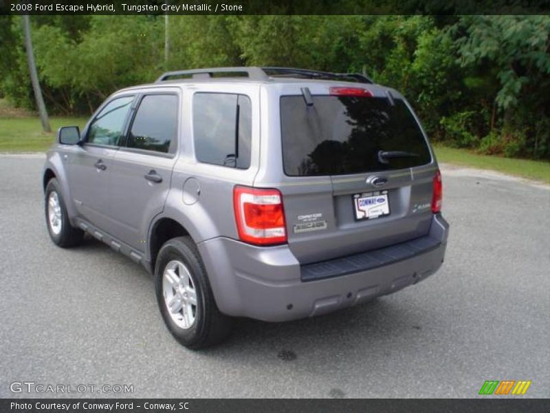 Tungsten Grey Metallic / Stone 2008 Ford Escape Hybrid