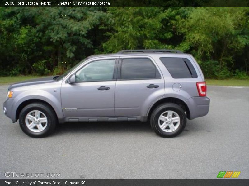 Tungsten Grey Metallic / Stone 2008 Ford Escape Hybrid