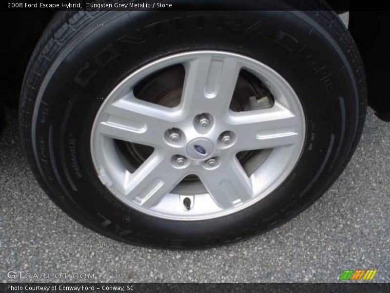 Tungsten Grey Metallic / Stone 2008 Ford Escape Hybrid