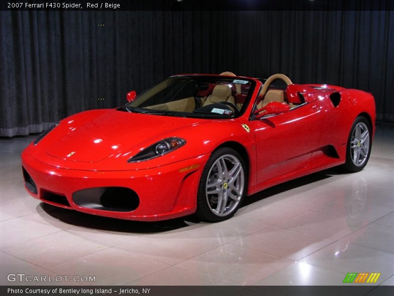 Red / Beige 2007 Ferrari F430 Spider