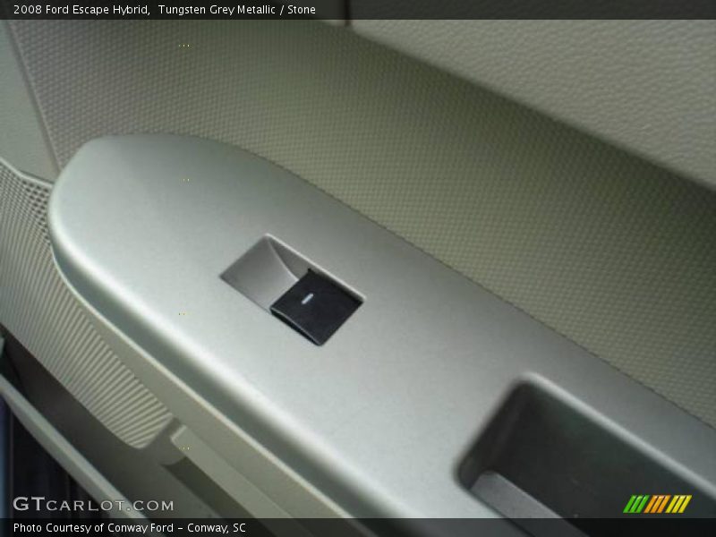 Tungsten Grey Metallic / Stone 2008 Ford Escape Hybrid