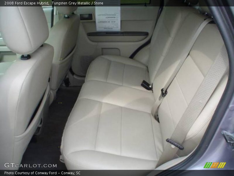Tungsten Grey Metallic / Stone 2008 Ford Escape Hybrid