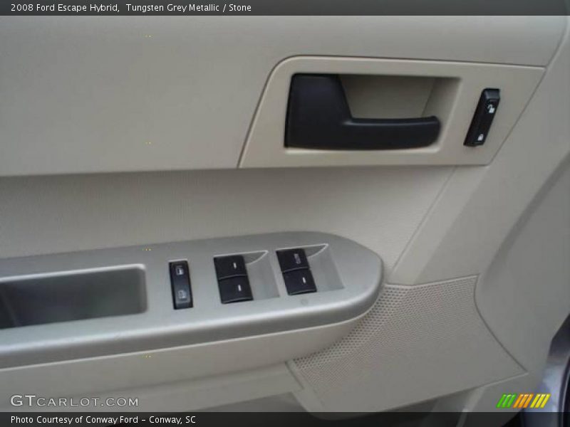 Tungsten Grey Metallic / Stone 2008 Ford Escape Hybrid