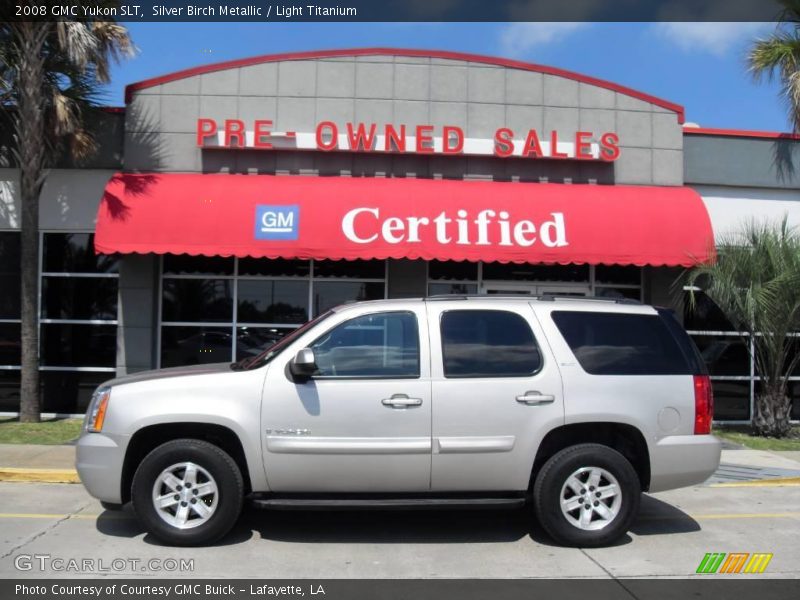 Silver Birch Metallic / Light Titanium 2008 GMC Yukon SLT