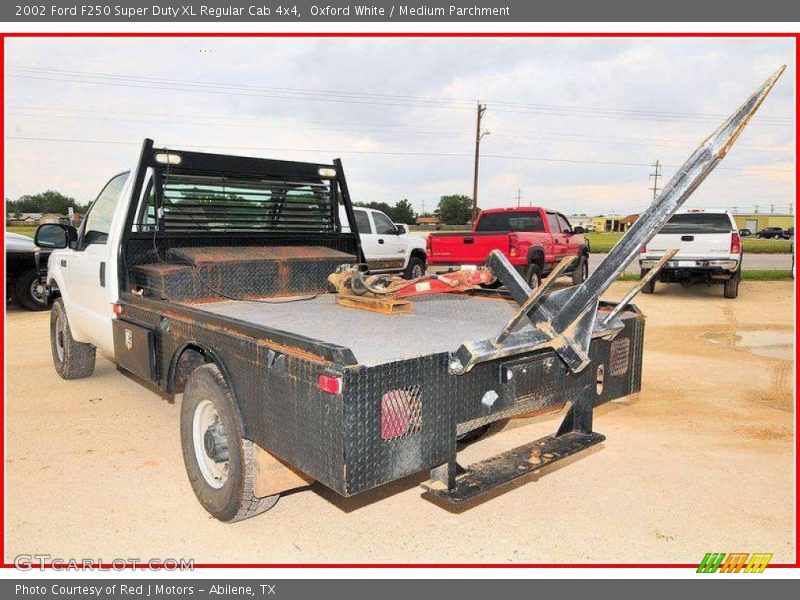 Oxford White / Medium Parchment 2002 Ford F250 Super Duty XL Regular Cab 4x4
