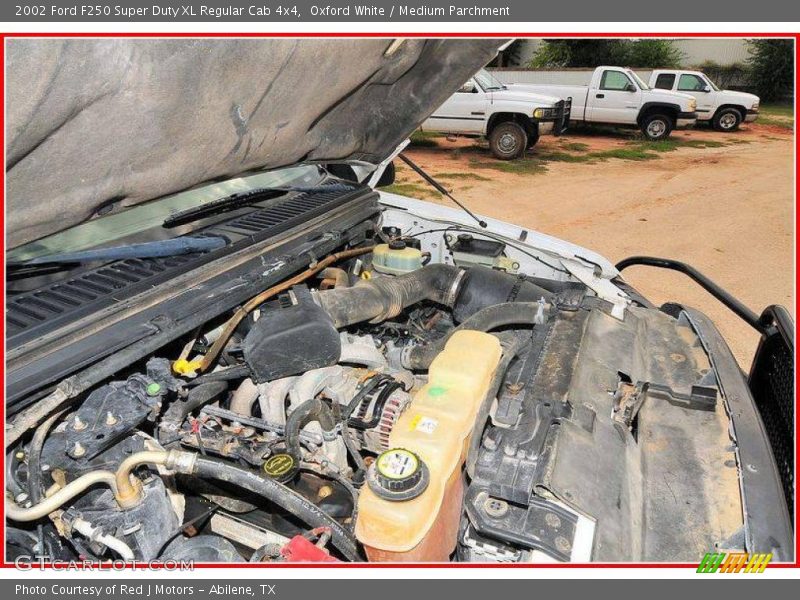 Oxford White / Medium Parchment 2002 Ford F250 Super Duty XL Regular Cab 4x4