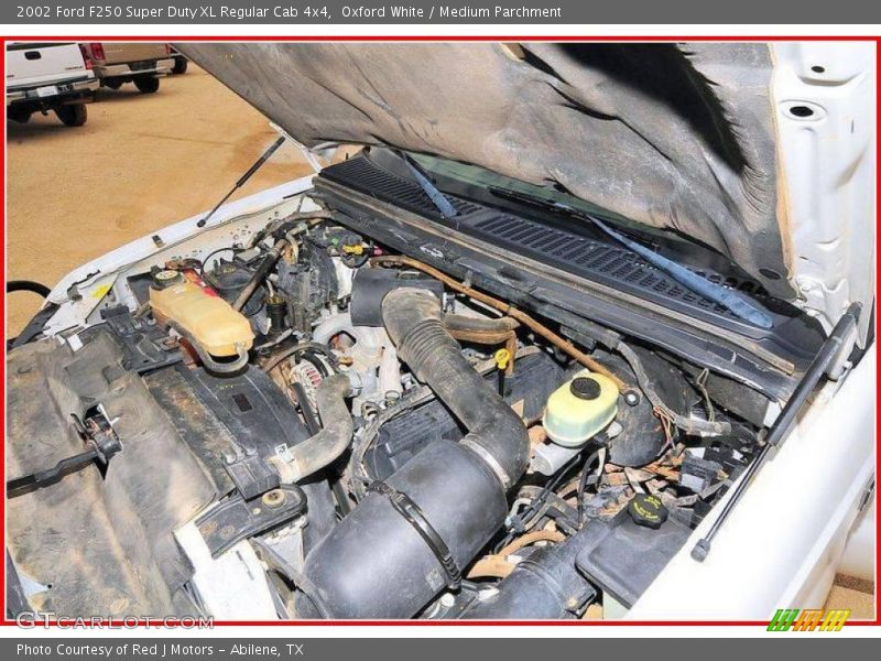 Oxford White / Medium Parchment 2002 Ford F250 Super Duty XL Regular Cab 4x4