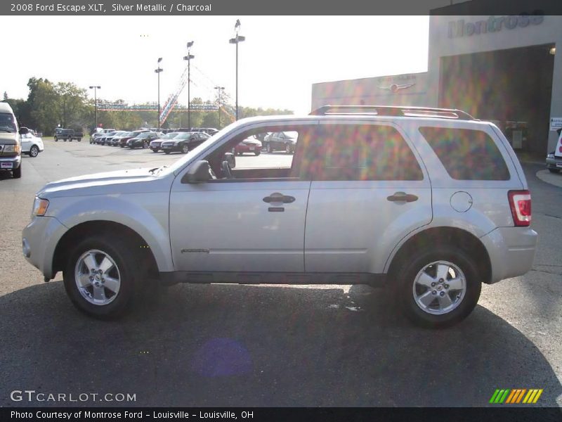 Silver Metallic / Charcoal 2008 Ford Escape XLT