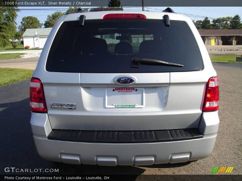 Silver Metallic / Charcoal 2008 Ford Escape XLT
