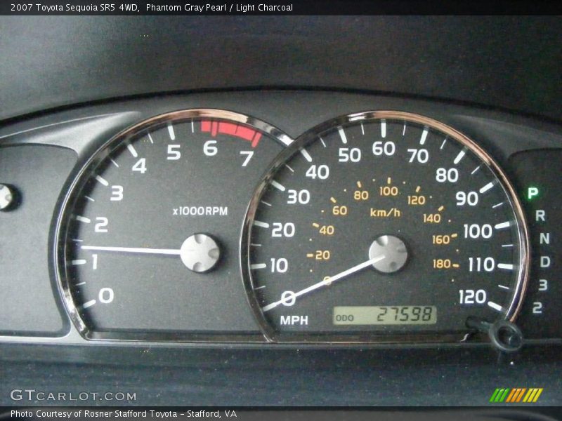 Phantom Gray Pearl / Light Charcoal 2007 Toyota Sequoia SR5 4WD