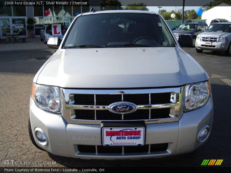 Silver Metallic / Charcoal 2008 Ford Escape XLT