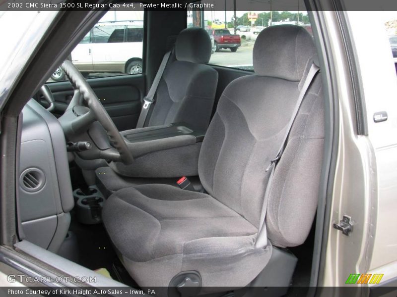 Pewter Metallic / Graphite 2002 GMC Sierra 1500 SL Regular Cab 4x4