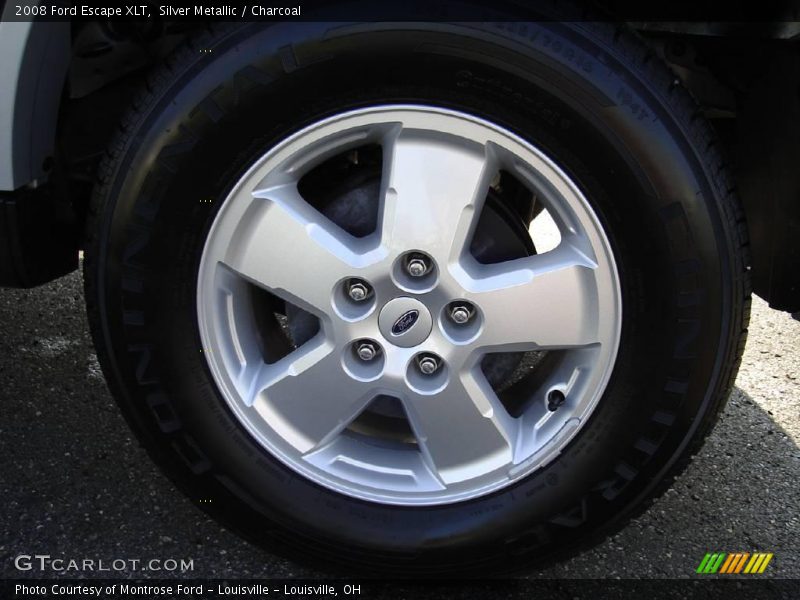 Silver Metallic / Charcoal 2008 Ford Escape XLT