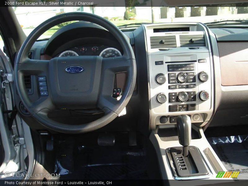 Silver Metallic / Charcoal 2008 Ford Escape XLT