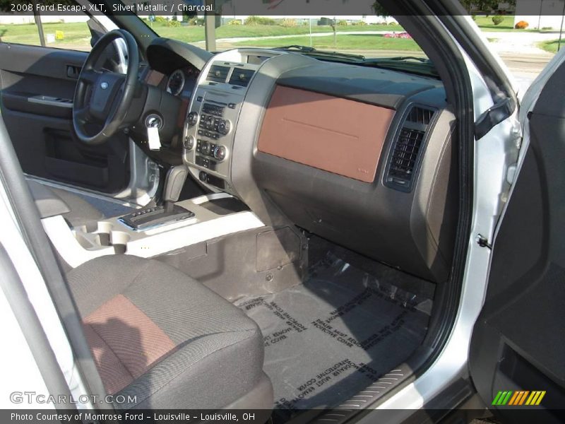 Silver Metallic / Charcoal 2008 Ford Escape XLT