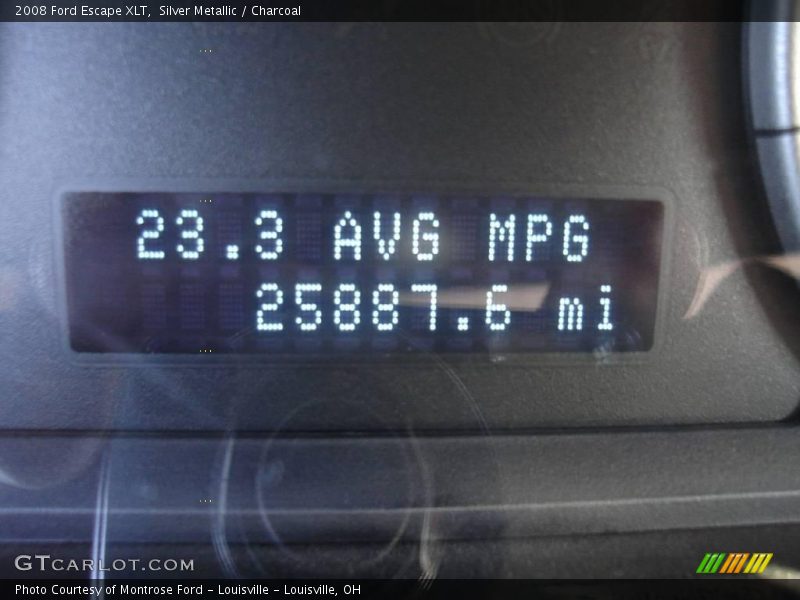 Silver Metallic / Charcoal 2008 Ford Escape XLT