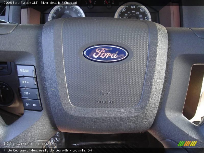 Silver Metallic / Charcoal 2008 Ford Escape XLT