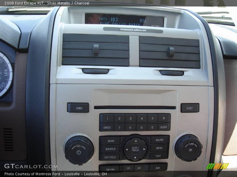 Silver Metallic / Charcoal 2008 Ford Escape XLT