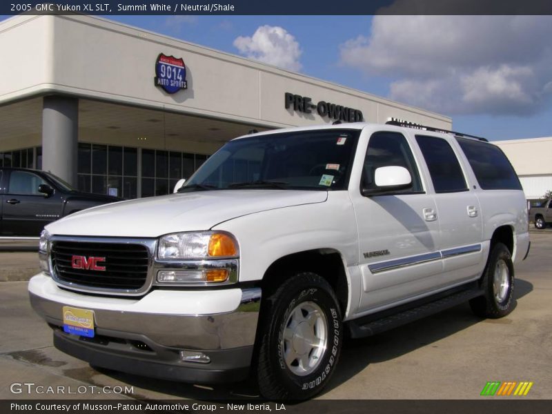 Summit White / Neutral/Shale 2005 GMC Yukon XL SLT