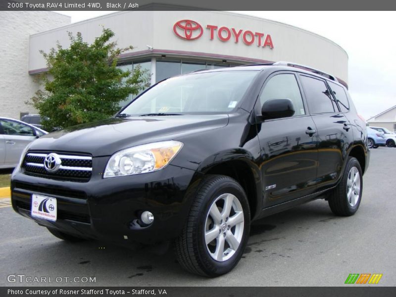 Black / Ash 2008 Toyota RAV4 Limited 4WD