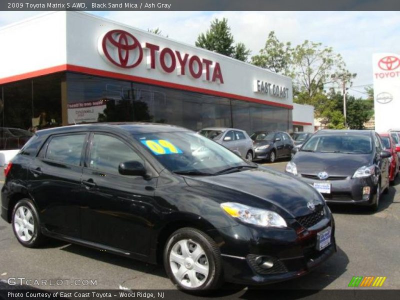 Black Sand Mica / Ash Gray 2009 Toyota Matrix S AWD