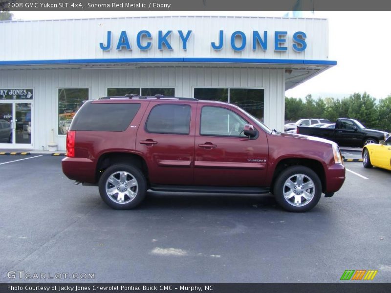 Sonoma Red Metallic / Ebony 2008 GMC Yukon SLT 4x4