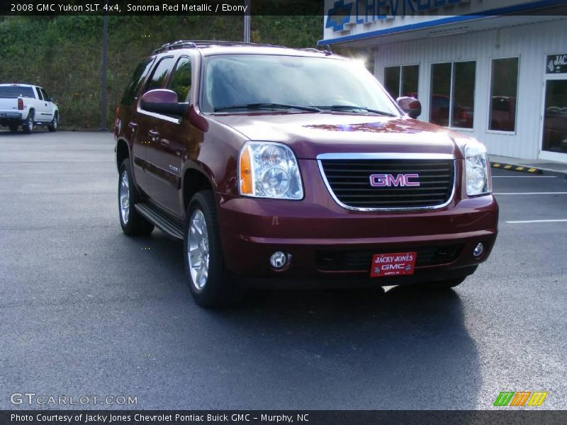 Sonoma Red Metallic / Ebony 2008 GMC Yukon SLT 4x4