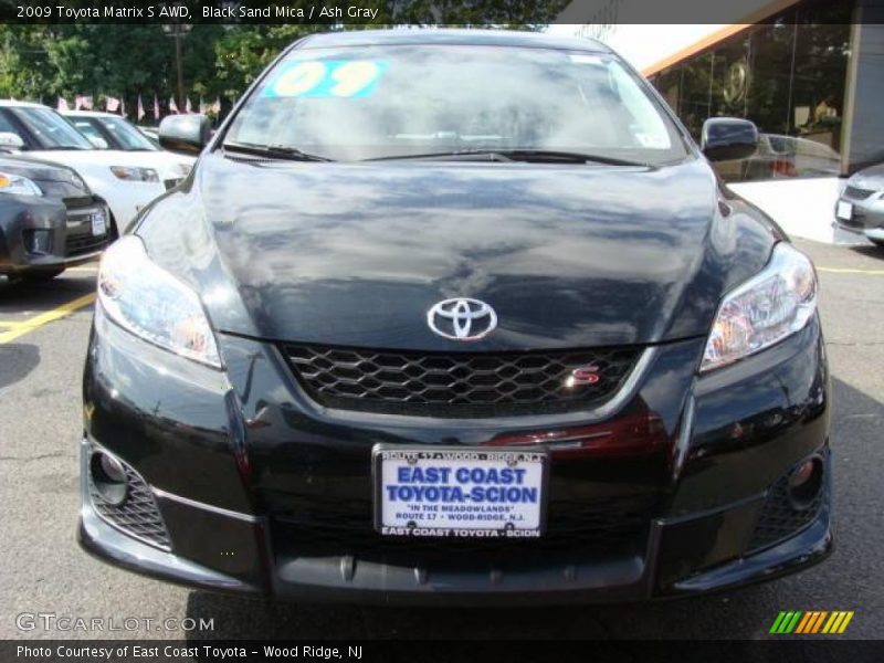Black Sand Mica / Ash Gray 2009 Toyota Matrix S AWD