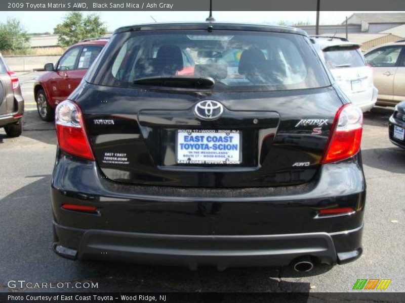 Black Sand Mica / Ash Gray 2009 Toyota Matrix S AWD