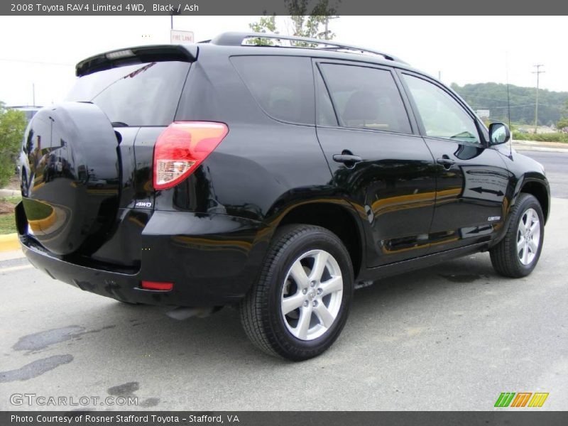 Black / Ash 2008 Toyota RAV4 Limited 4WD