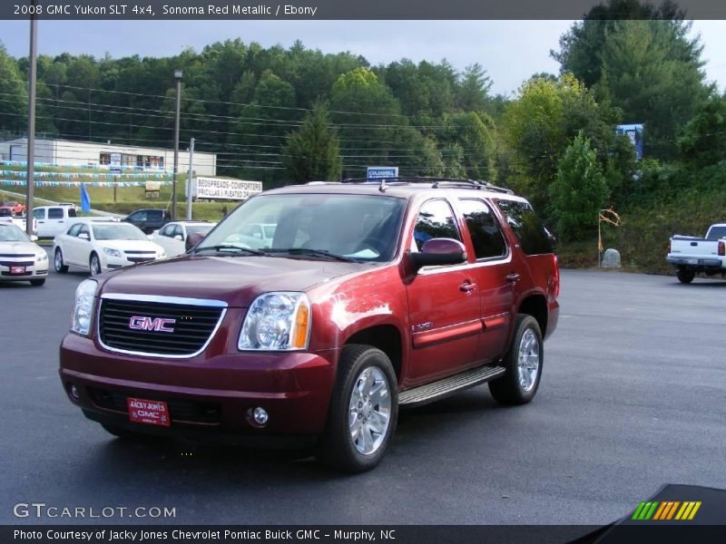 Sonoma Red Metallic / Ebony 2008 GMC Yukon SLT 4x4