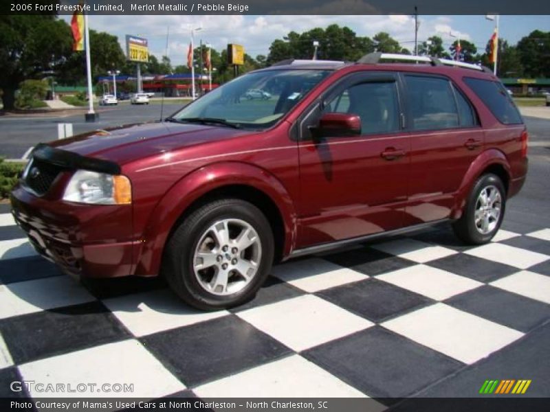 Merlot Metallic / Pebble Beige 2006 Ford Freestyle Limited