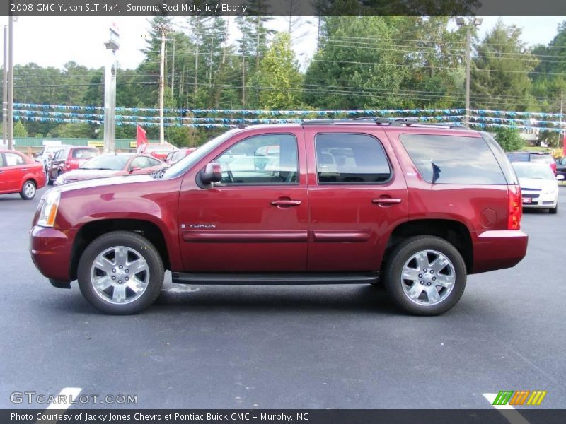 Sonoma Red Metallic / Ebony 2008 GMC Yukon SLT 4x4