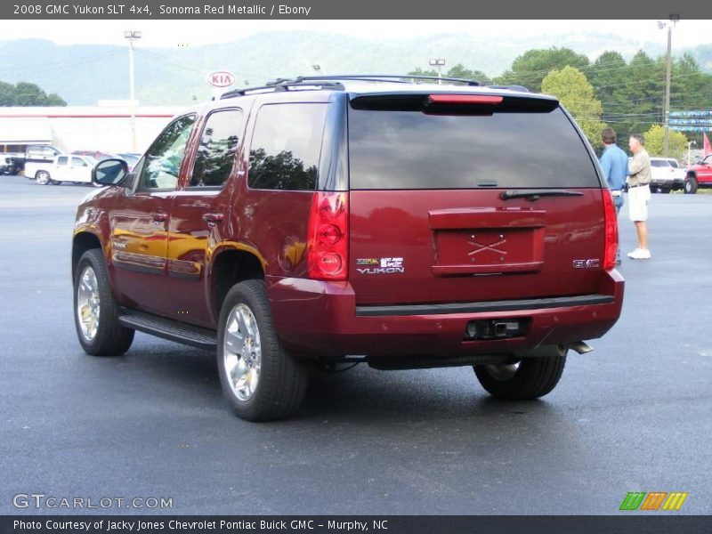 Sonoma Red Metallic / Ebony 2008 GMC Yukon SLT 4x4