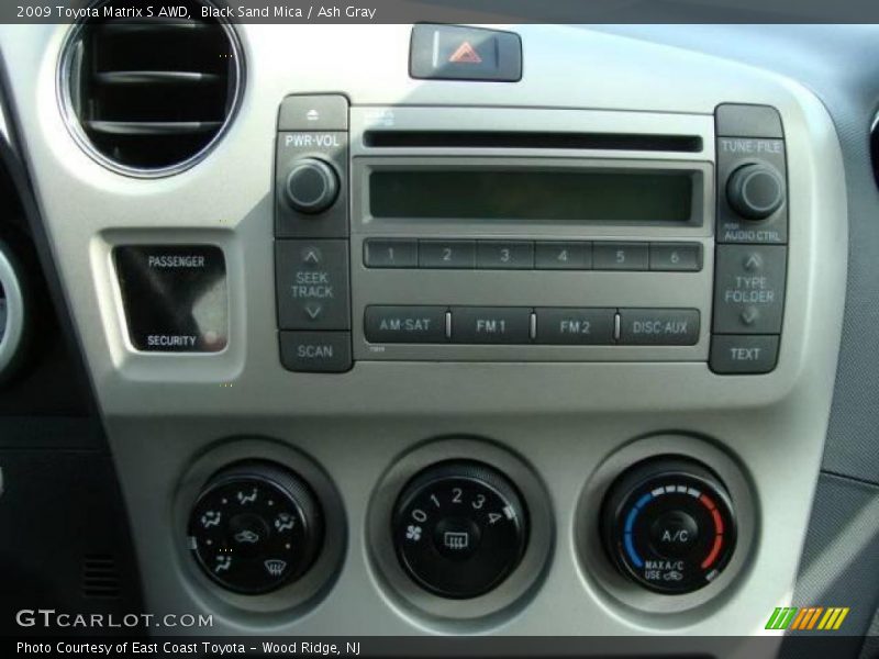 Black Sand Mica / Ash Gray 2009 Toyota Matrix S AWD
