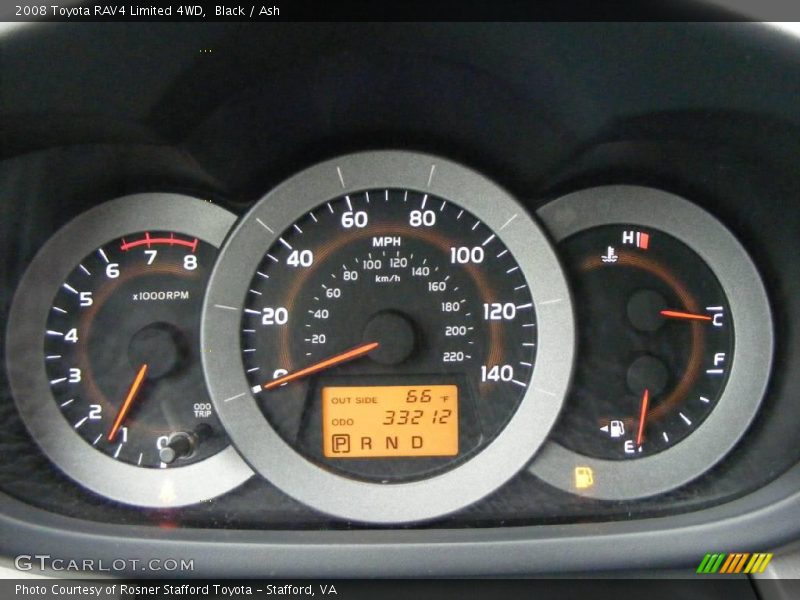 Black / Ash 2008 Toyota RAV4 Limited 4WD