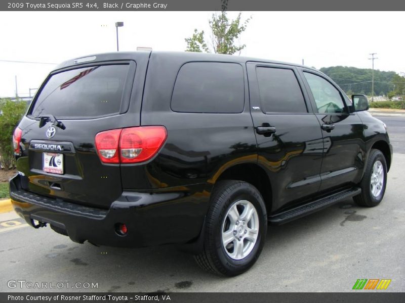 Black / Graphite Gray 2009 Toyota Sequoia SR5 4x4