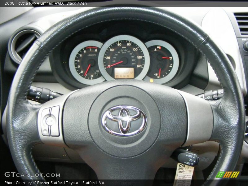 Black / Ash 2008 Toyota RAV4 Limited 4WD