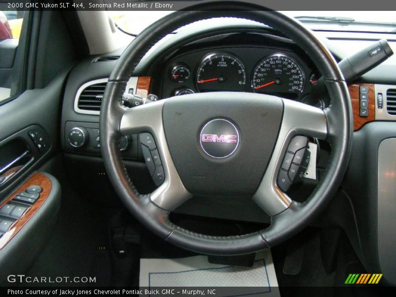 Sonoma Red Metallic / Ebony 2008 GMC Yukon SLT 4x4