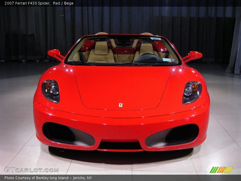 Red / Beige 2007 Ferrari F430 Spider