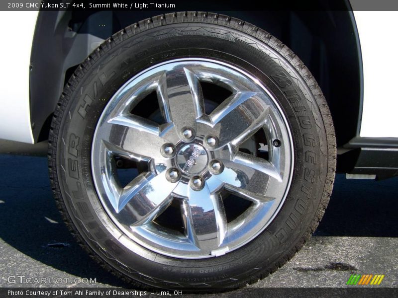 Summit White / Light Titanium 2009 GMC Yukon SLT 4x4