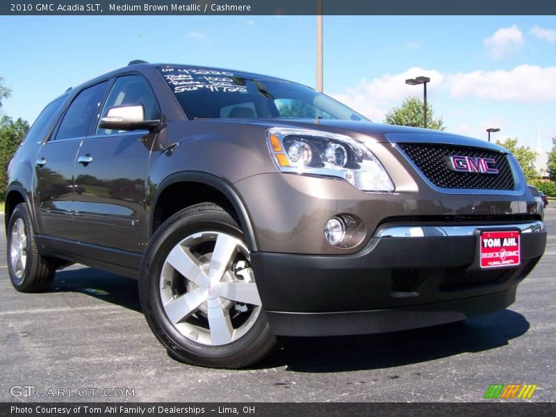 Medium Brown Metallic / Cashmere 2010 GMC Acadia SLT