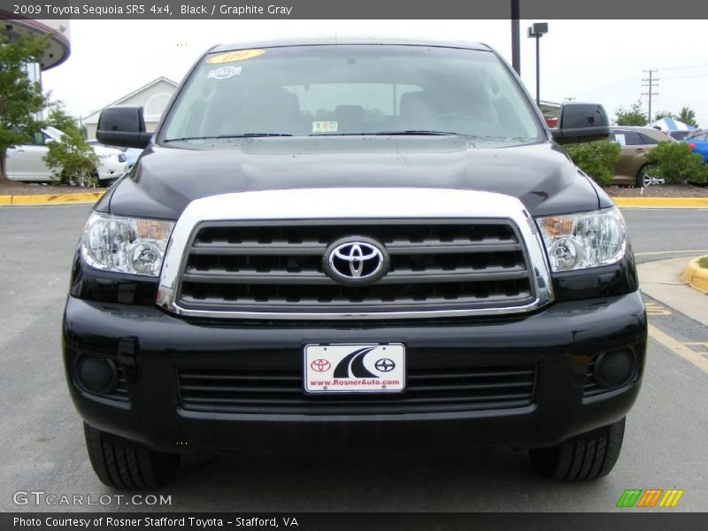 Black / Graphite Gray 2009 Toyota Sequoia SR5 4x4