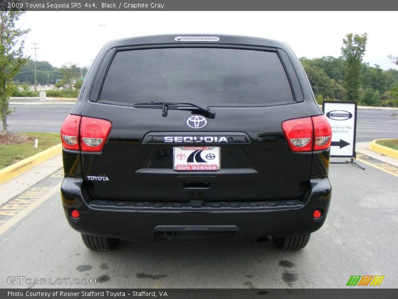 Black / Graphite Gray 2009 Toyota Sequoia SR5 4x4