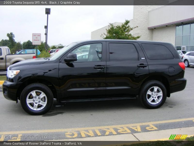 Black / Graphite Gray 2009 Toyota Sequoia SR5 4x4